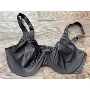 Bali Satin Tracings Underwire Bra‎ Lace Detail Comfort Support Black 36D